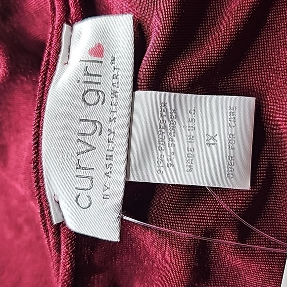 Ashley Stewart Long Maxi Duster Cardigan Liteweight Burgundy Wine Color - Picture 4 of 14
